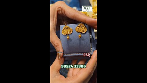 Gold Jimikki vs Earrings | DAR Jewellery Coimbatore | 50%–75% Wastage Offer