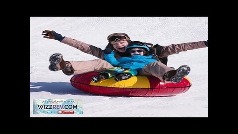 Cold-resistant inflatable ski ring durable winter sport inflatable snow sledge tube sledding Review