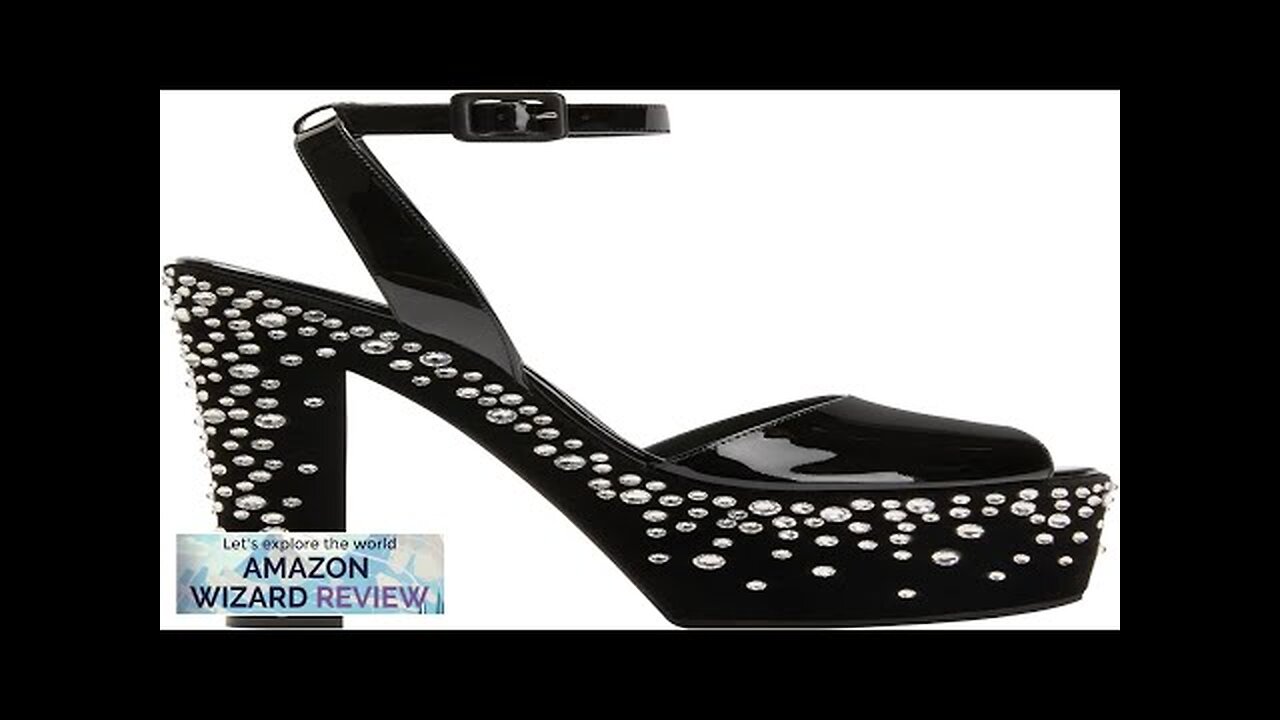 Giuseppe Zanotti Tarifa Jewel SandalsThese peep-toe sandals crafted from black patent Review