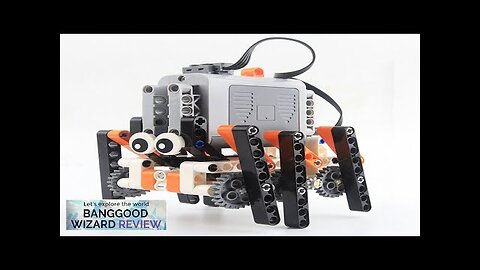 Block Accessory Set + Power Group Six-Legged Walking Robot MOC Building Motor Review