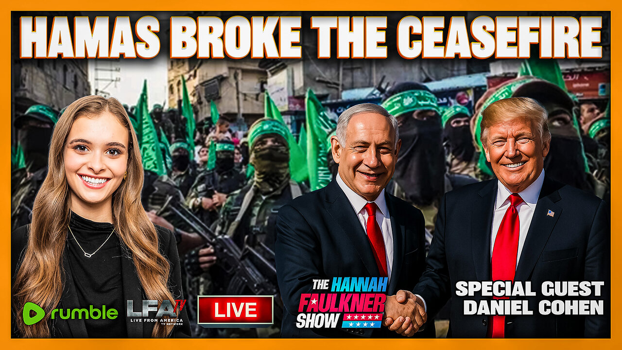 HAMAS BROKE THE CEASEFIRE | LIVE WITH HANNAH FAULKNER 10.16.25 4PM