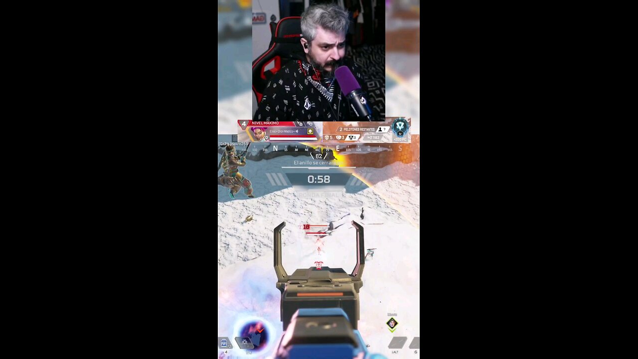 esa ulti de lifeline y la Q de horizon nos dió la win 🤩🤭 #apex #apexlegends #eliasprotest