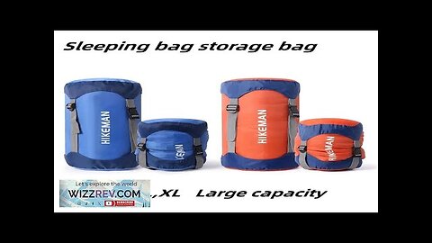 Sleeping Bag Compression Storage Bag Outdoor Camping Multi-purpose Waterproof Storage Bag Review