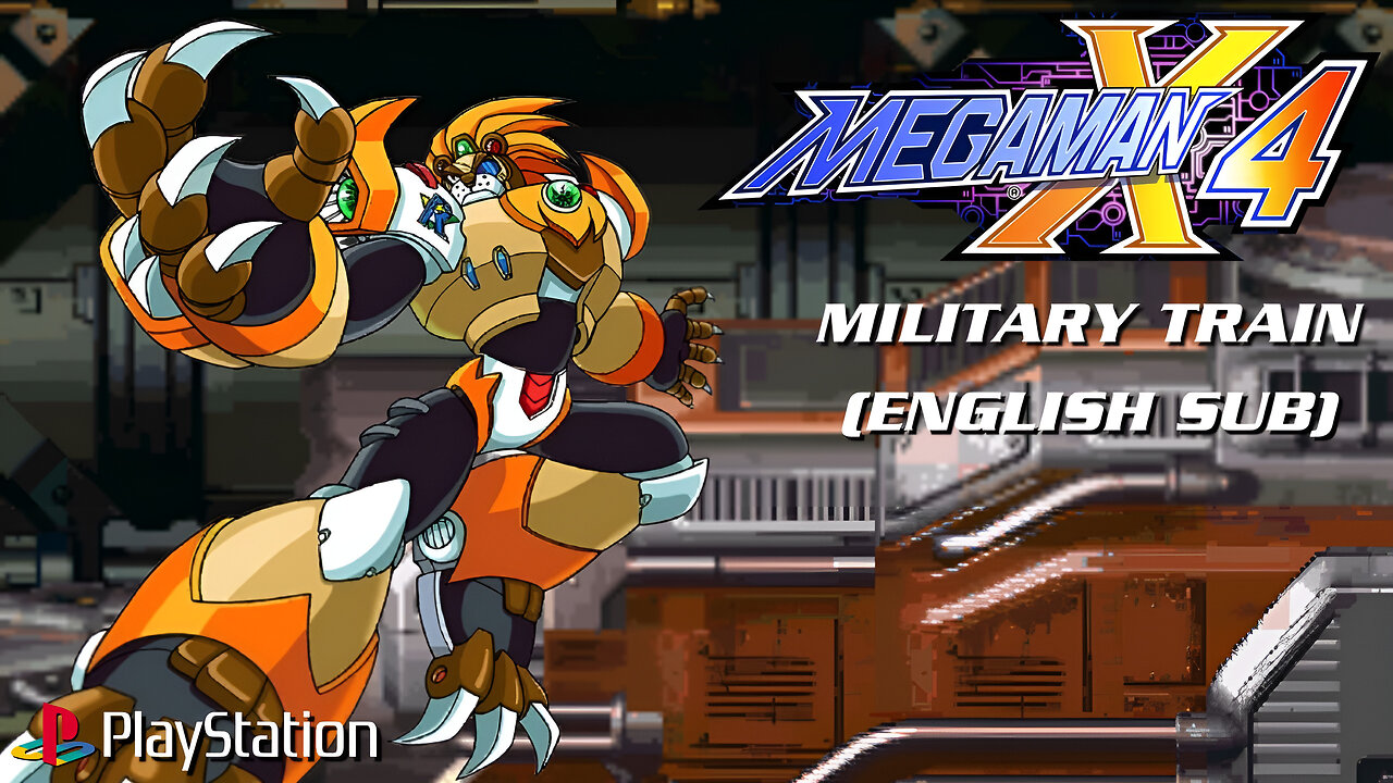 Mega Man X4 - Military Train (English Sub) ~ PlayStation