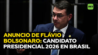 Flávio Bolsonaro anuncia su candidatura presidencial para 2026 en Brasil
