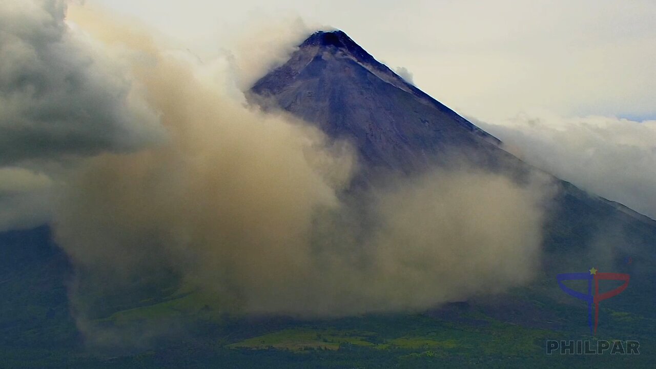 Pyroclastic Flow Activity at Mayon