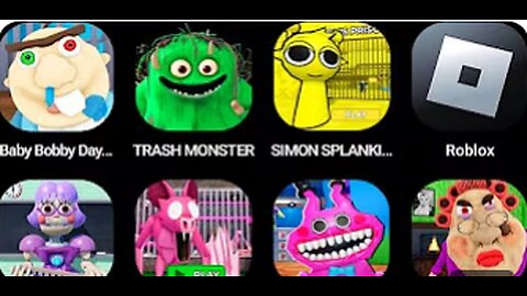 Baby Bobby Daycare, TRASH MONSTER OBBY, SIMON SPLANKI'S, Roblox