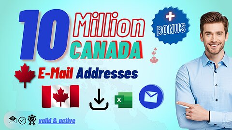 10 Million Canada Emails – Your Marketing Goldmine!