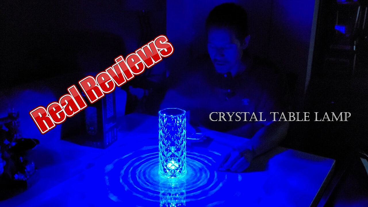 Crystal Rose Color Changing LED Table Lamp Unboxing and Real Review