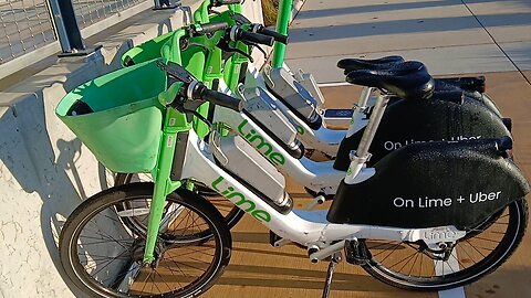 Lime bike in Bellevue, unlocking, discount pass