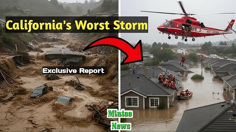 Mudslides, evacuations and rescues after severe storm slams California
