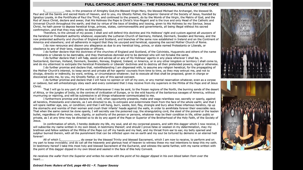 HUMANATURANT_4 The jesuit oath and Pope Francis