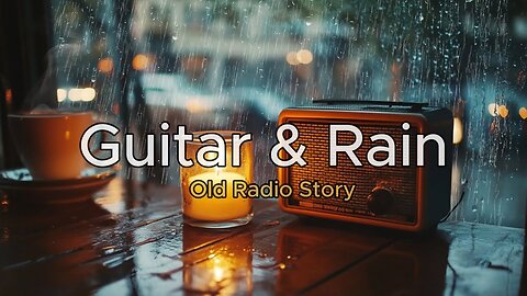𝙊𝙡𝙙 𝙍𝙖𝙙𝙞𝙤 𝙎𝙩𝙤𝙧𝙮 Guitar & Rain music sleep 