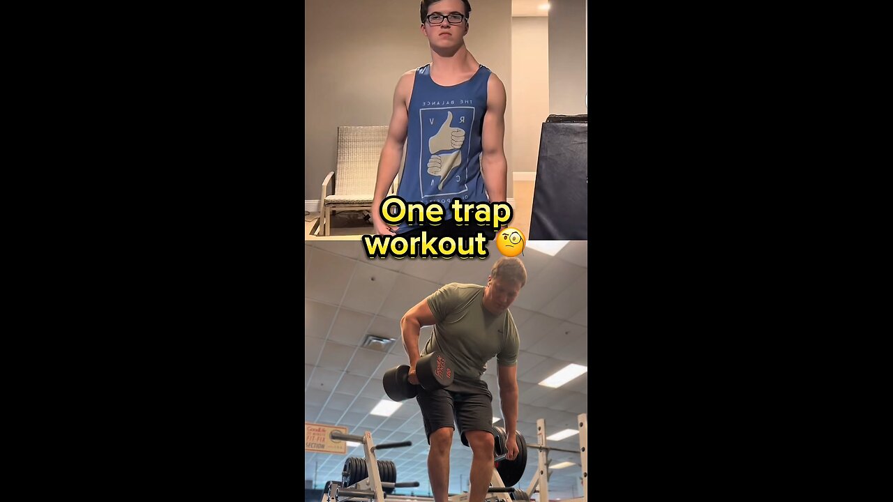 🤔ONE TRAP WORKOUT😰