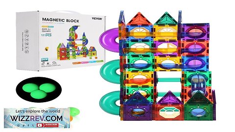 Magnetic Tiles Marble Run 111 PCS STEM Toy Educational Learning Game Review