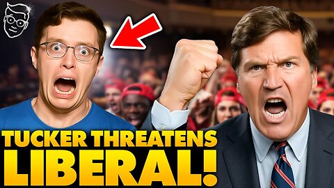 Tucker Threatens to PUNCH Lib, Then Completely HUMILIATES Him in Front of Roaring Crowd: 'Get The F…