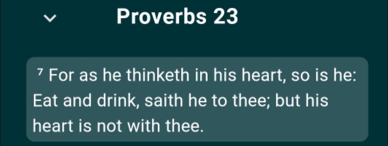 For as he thinketh
