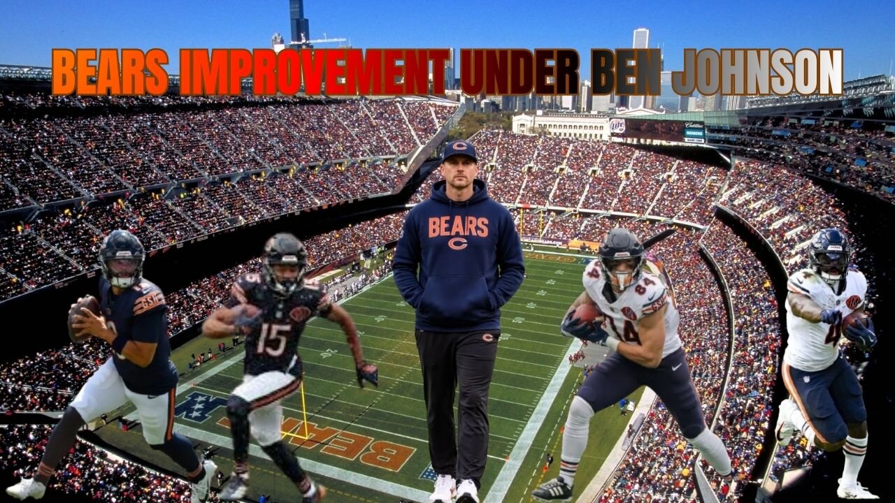 Chicago Bears Improvement Under Ben Johnson #benjohnson #calebwilliams #chicagobears #nflplayoffs