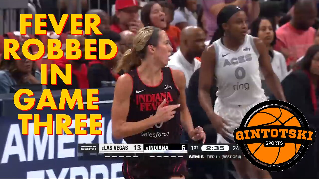 Officiating Controversy & Fever Fight Back! | Indiana Fever vs Aces Game 3 Recap