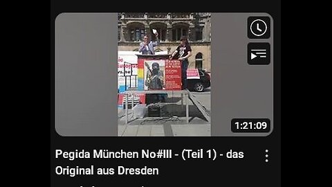 Pegida München No#III - (Teil 1) - das Original aus Dresden -