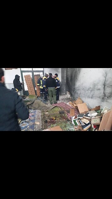 Suicide bombing at a mosque in Syria: Three people were killed and five injured in a suicide