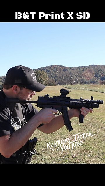 B&T Print X SD Suppressor - 3D printed, low back pressure, modular, and very quiet!