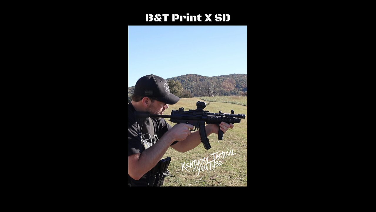 B&T Print X SD Suppressor - 3D printed, low back pressure, modular, and very quiet!