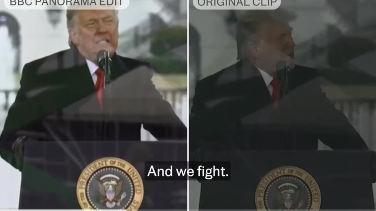 BBC Caught Editing Trump’s J6 Speech to Make it Sound Like He Endorsed Rioting