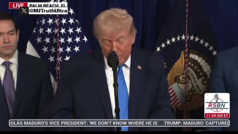 United States will be Running Venezuela until Proper Transition | POTUS