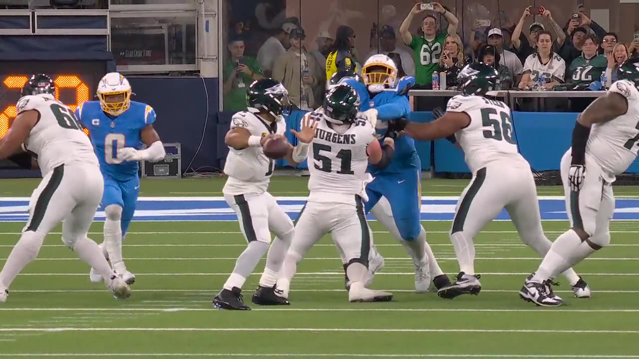 Philadelphia Eagles Jalen Hurts actually commits TWO turnovers on one play. It is possible, NFL
