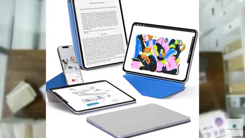 MOFT Dynamic Folio Case for iPad mini Cement x Sapphire & Phone Tripod Stand, Ma