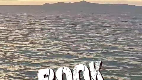 SUNSET with WHALE #yacht