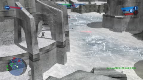 Star Wars Battlefront 2004: Instant Action Rhen Var: Harbor Empire Gameplay