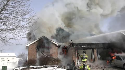 Forks Township, Pa 2nd Alarm House Fire 1/21/2025