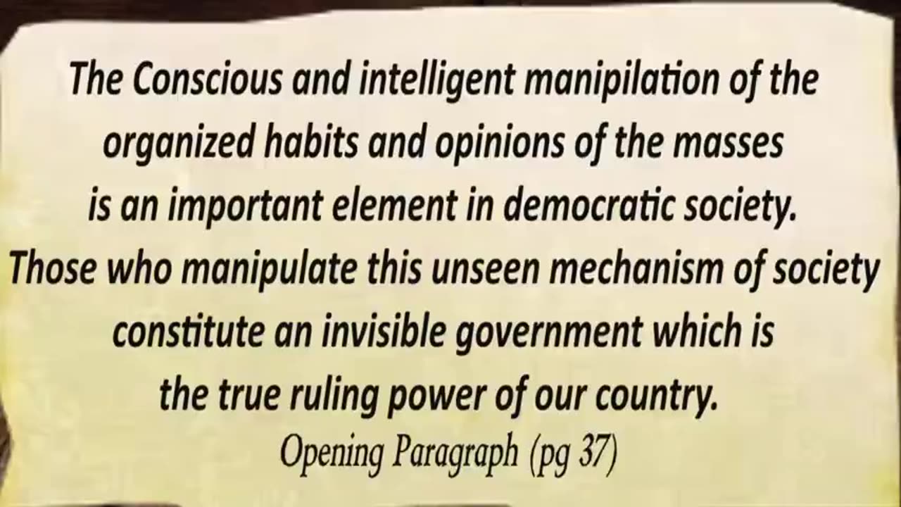 PROPAGANDA: MASS PSYCHOLOGY & THE MANIPULATION OF THE BEWILDERED HERD