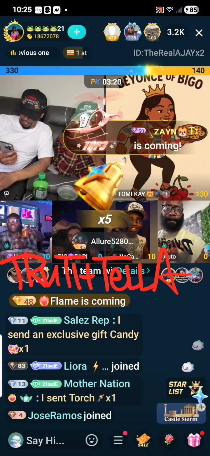 21BADBITCH & WHITEBOYMAJ VS. BIG PAPI TEAM PK WITH QUEEN TOMIKAY & MORE