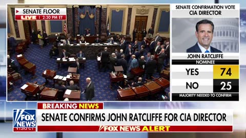 BREAKING_ Senate confirms John Ratcliffe for CIA director