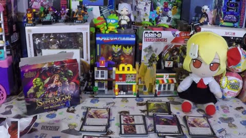 Flesh and Blood TCG Superslam Pre-Release kit unboxing and packs opening