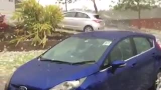 Insane Hail Storm