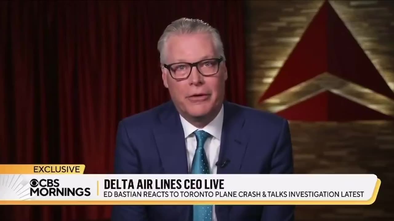 Delta's CEO Defends Trump, leaves CBS host in a state of shock