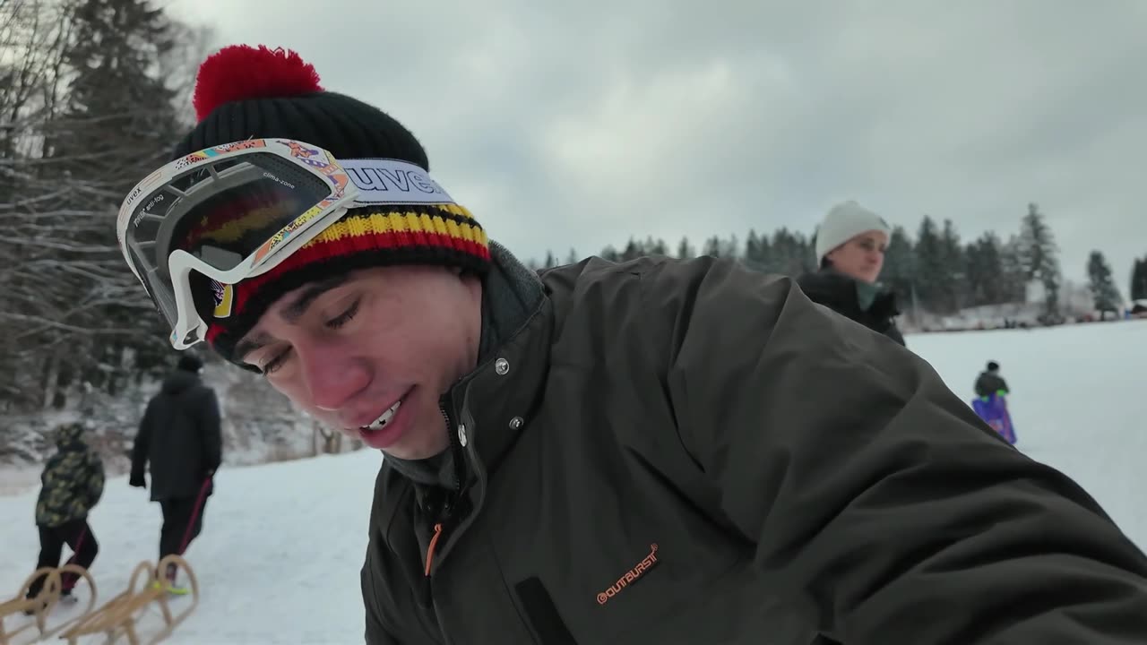 SNOW SLIDING IN GERMANY