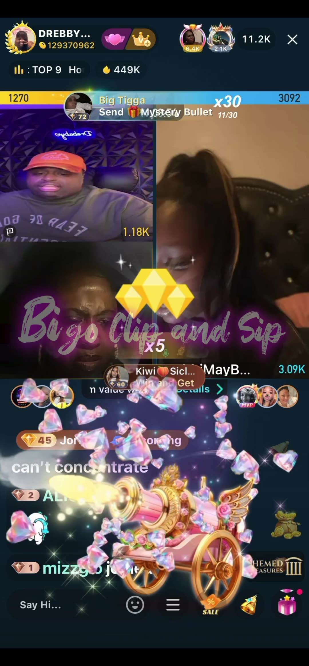 DreBaby lines Ebbimay n Aces mom to try to figure out Aces past 10/20/25 #bigoclipandsip