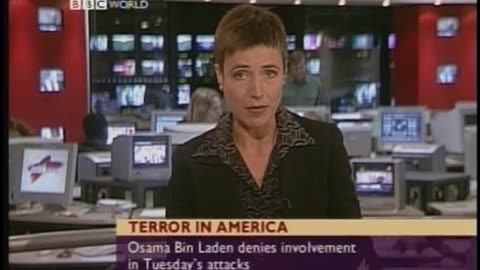BBC World News BBC September 16, 2001 1200pm-1230pm BST
