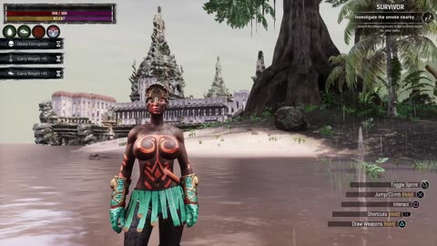 Conan Exiles purge gets broken Busty boobs breast expansion huge tits