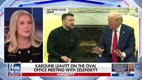 Karoline Leavitt: It Was Refreshing To Watch Trump, Vance Stand Up For America