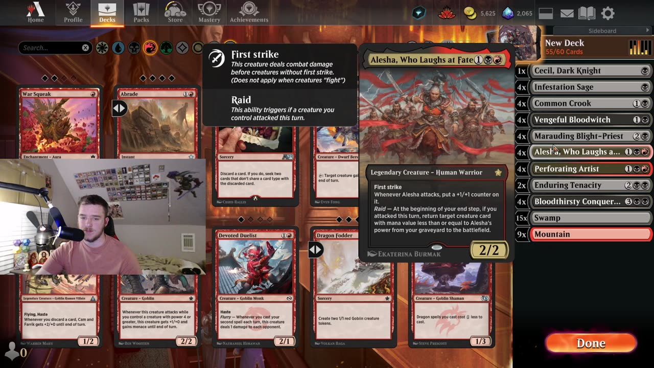 Magic Ranked but I Build a New Deck After 5 Wins! | Alchemy Magic Ranked