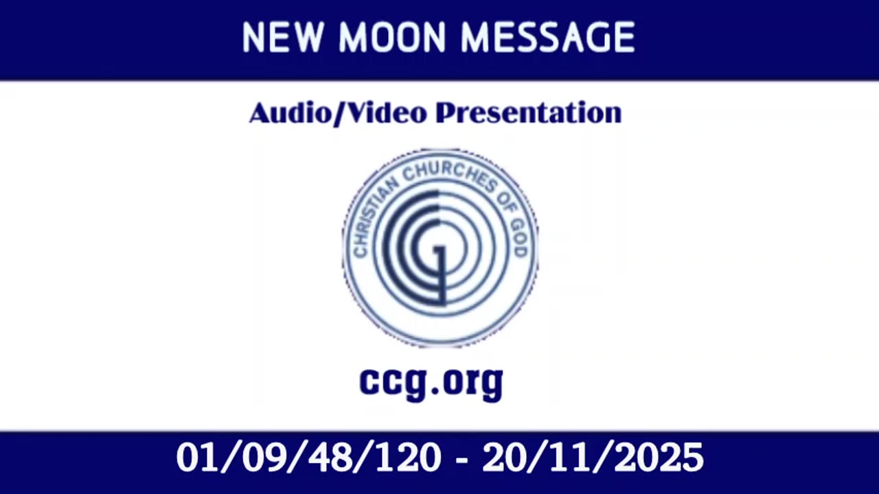 New Moon Message (Audio) for 01/09/48/120 - 20/11/2025