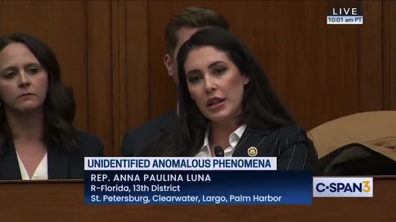 Rep Luna questions Lue Elizondo Congressional UFO Hearing November 13, 2024