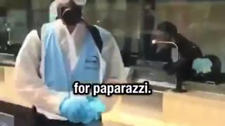 Covid Cleaners - Photos Op for the Media