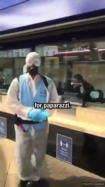 Covid Cleaners - Photos Op for the Media